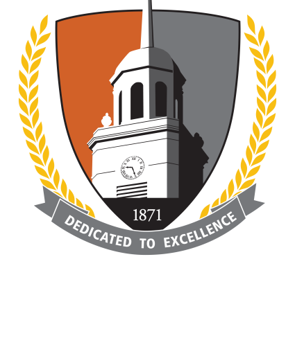 buffalo state logo white text